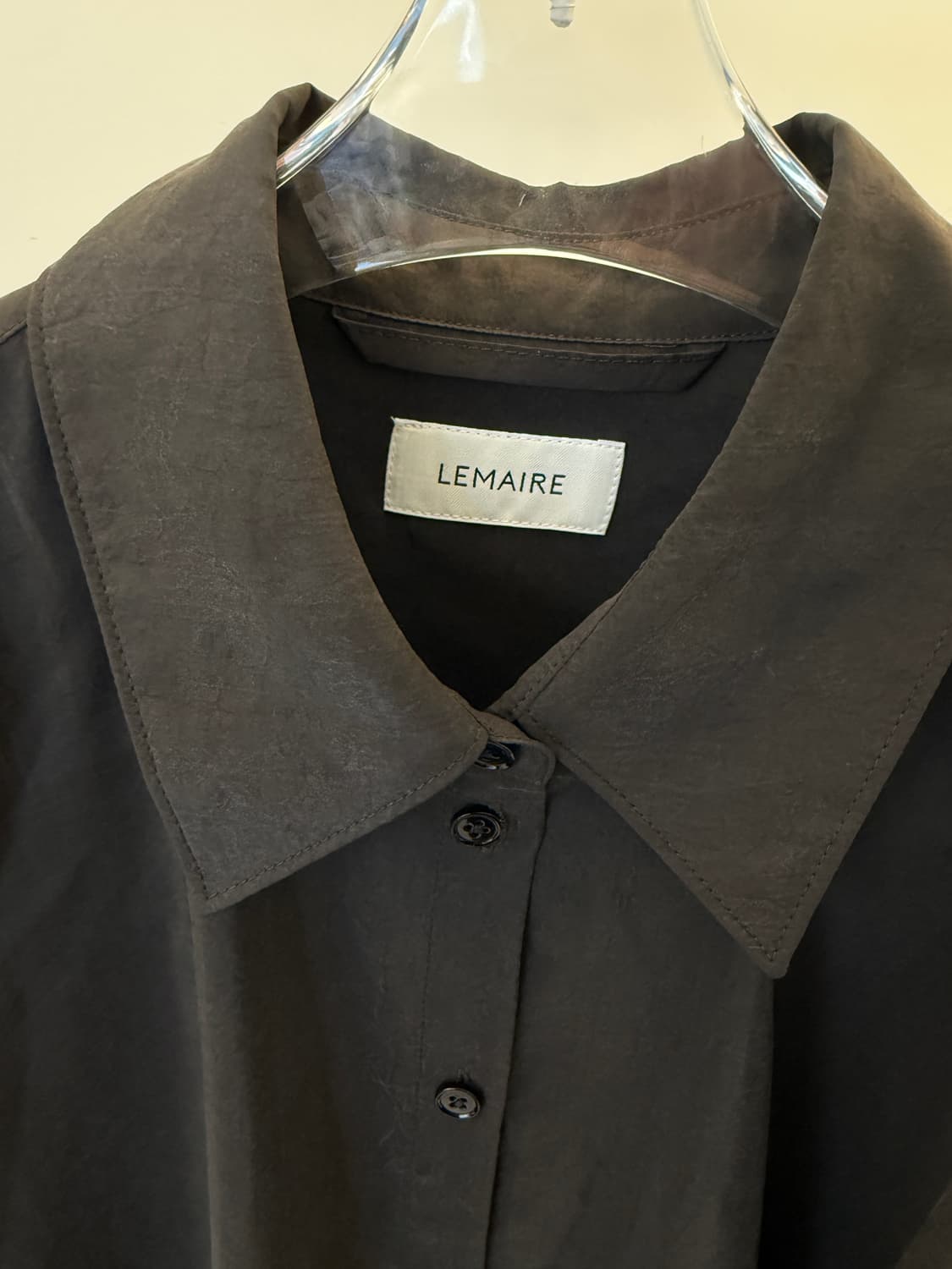 Lemaire 르메르 드라이실크 트위스트 셔츠 원피스 36 상품이미지4
