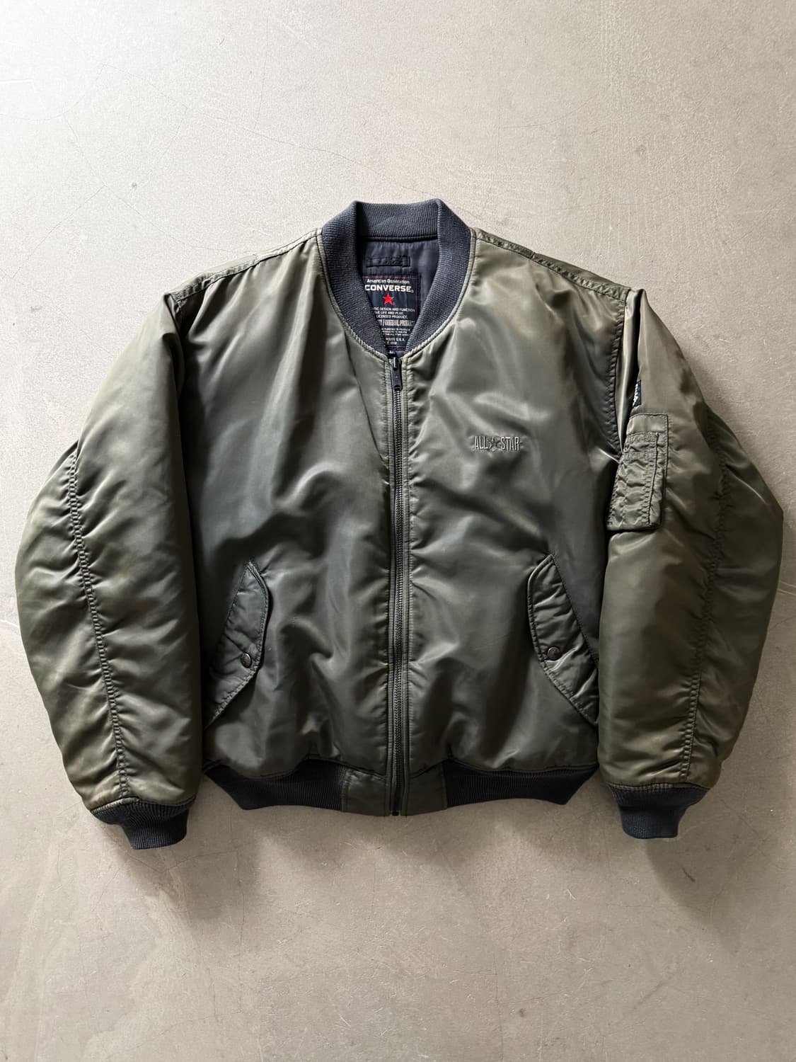 Vintage Converse MA-1 Bomber Jacket 상품이미지2