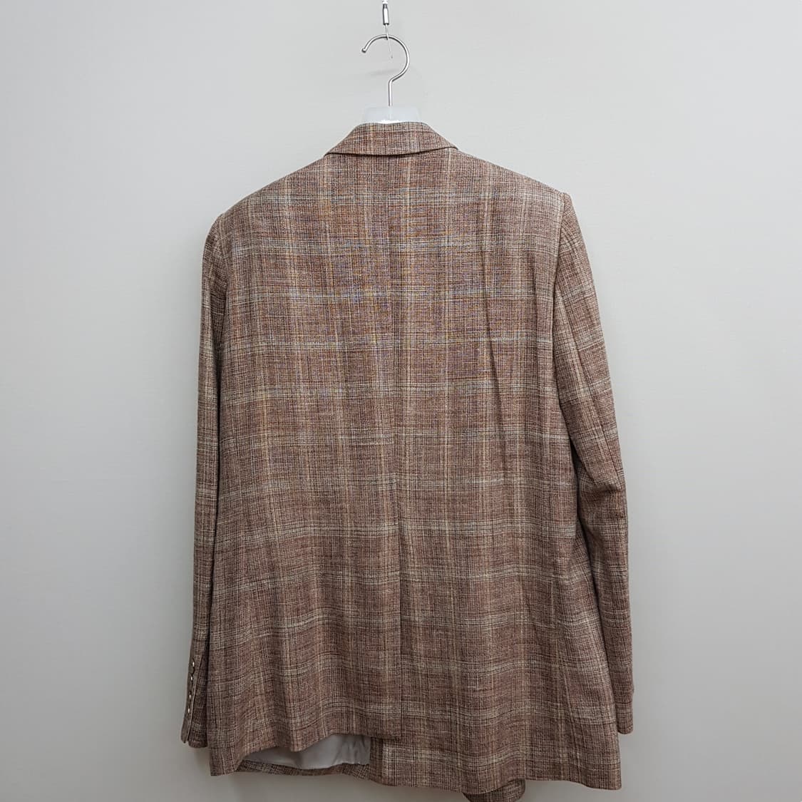 한섬 타임 클래식 체크 테일러드 자켓 88-96-165사이즈 상품이미지5