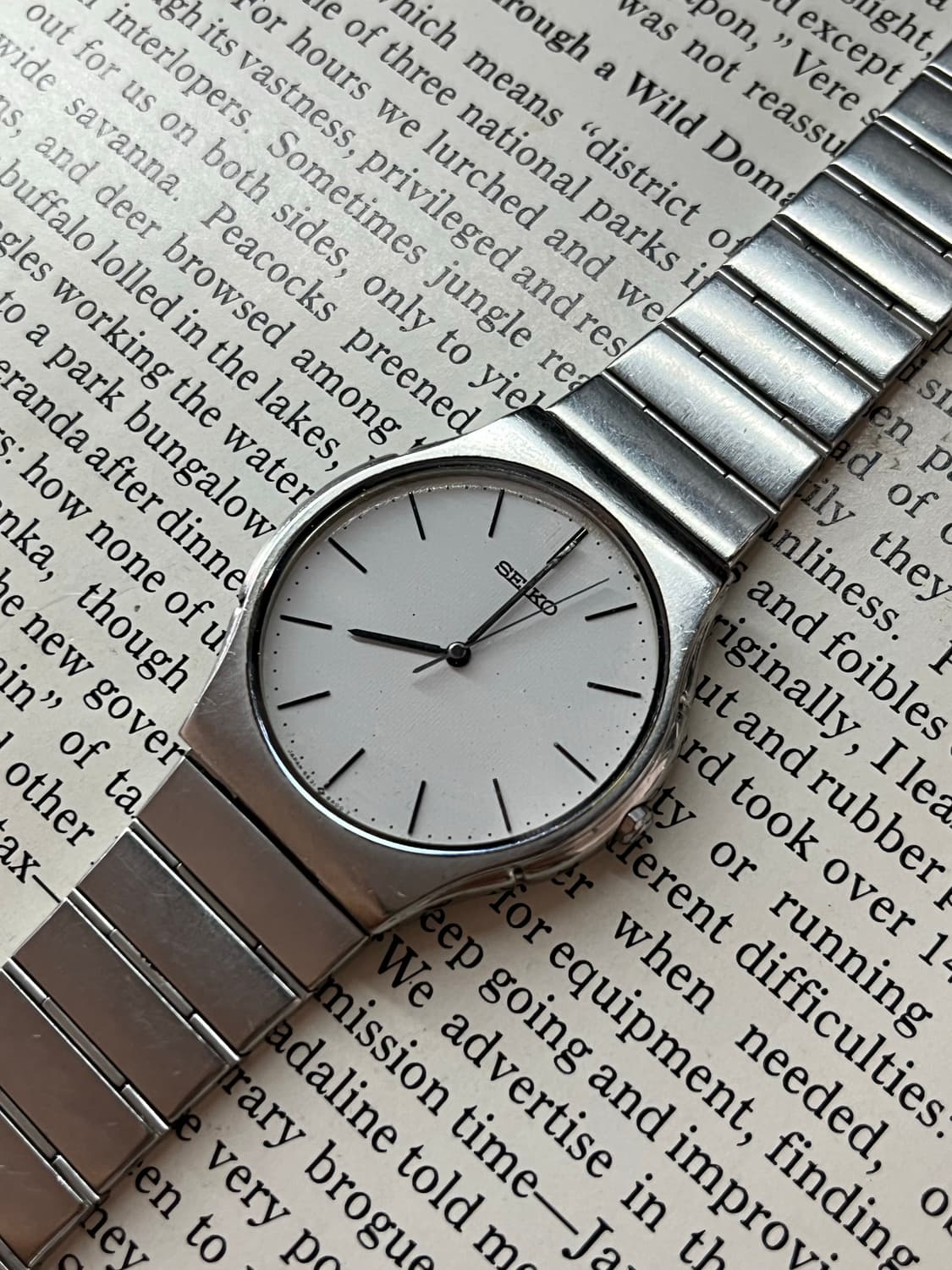  SEIKO 미니멀 크림 다이얼 쿼츠 상품이미지3