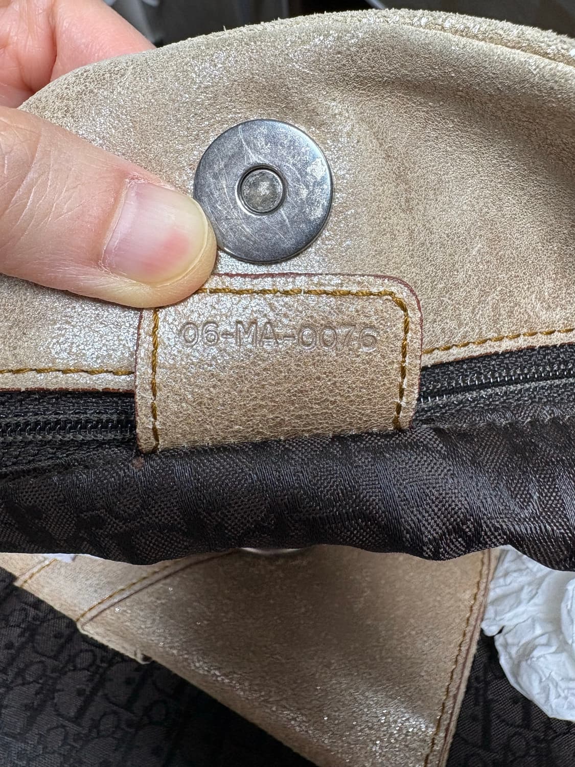 디올 가우초 숄더백+지갑 세트 상품이미지4