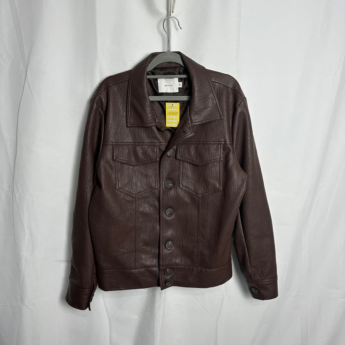 mento 빈티지 가죽자켓 XL 상품이미지2