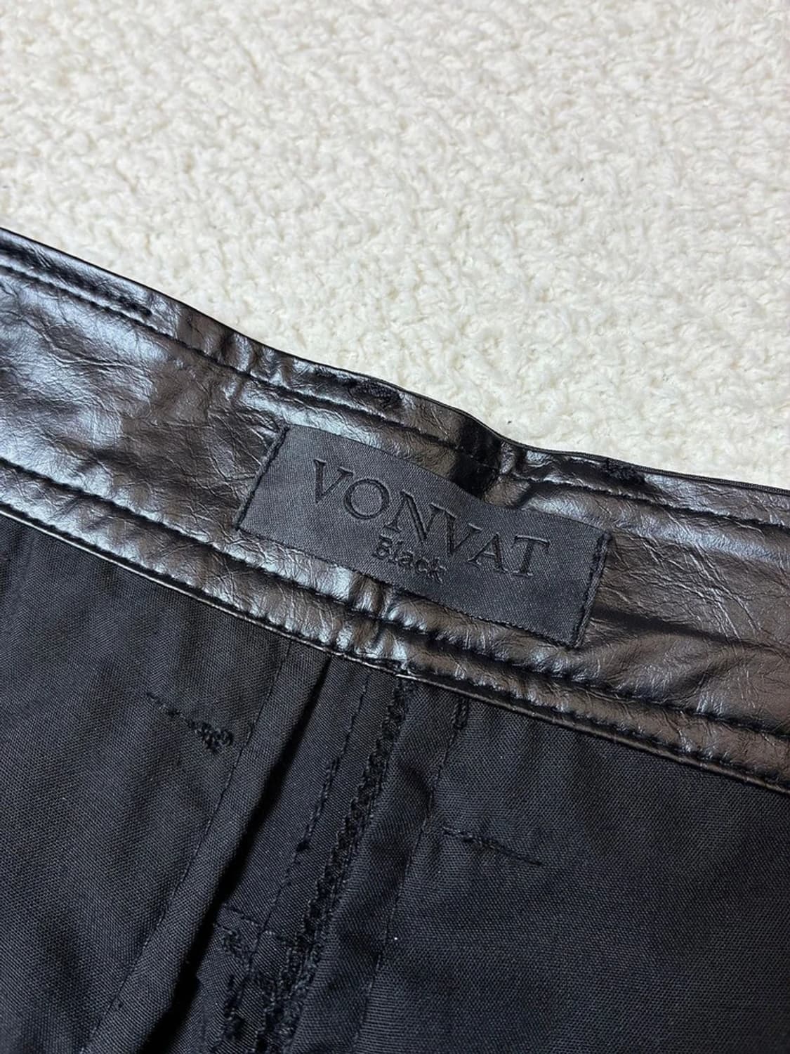 본바트 VONVAT 펑크 코팅 배색 팬츠 PN7188 상품이미지7