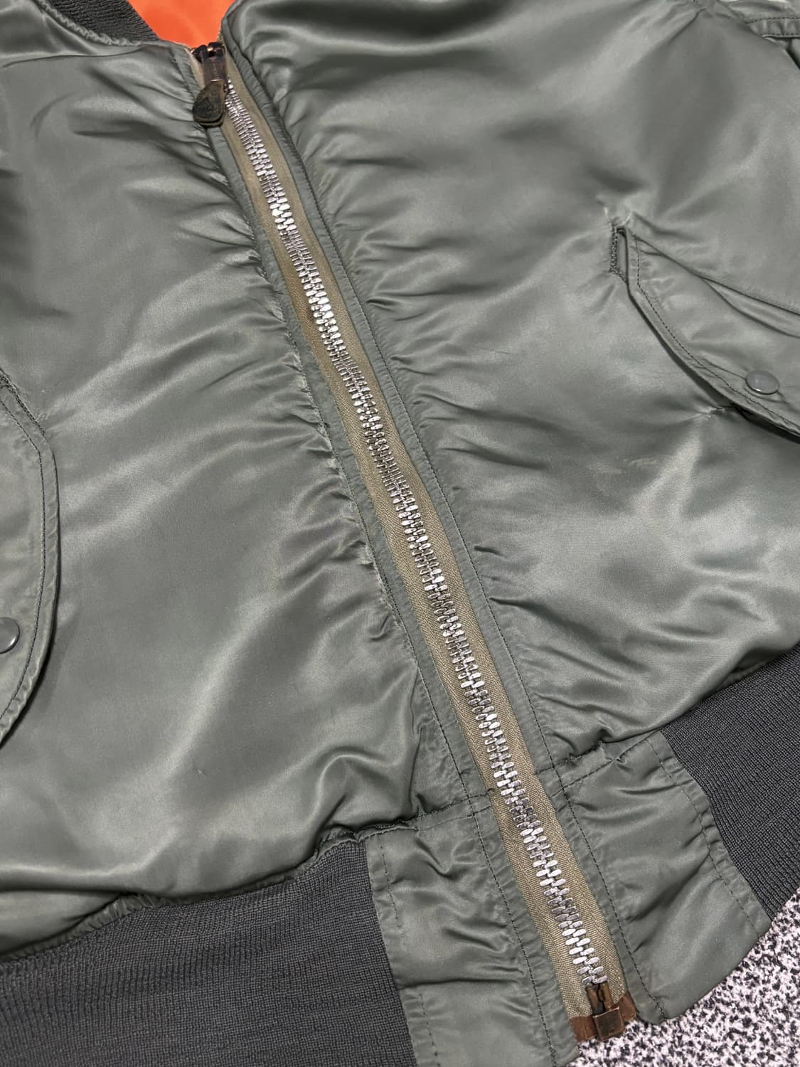 70s 오리지널 MA-1 자켓 E타입 상품이미지5