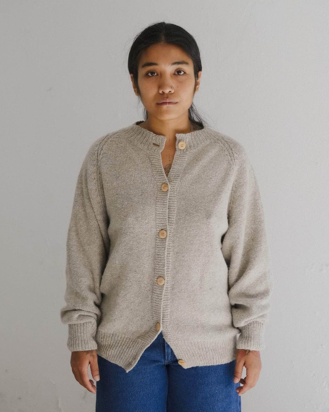 [XS/S,M/L]베이스레인지 Soar 가디건/샌드 상품이미지1