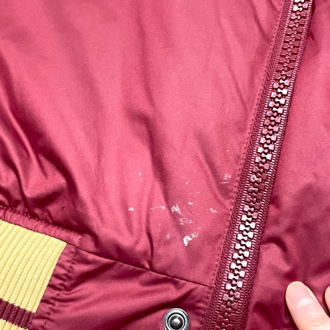 나이키 스우시 버건디 야구점퍼 블루종 남성XL 상품이미지4