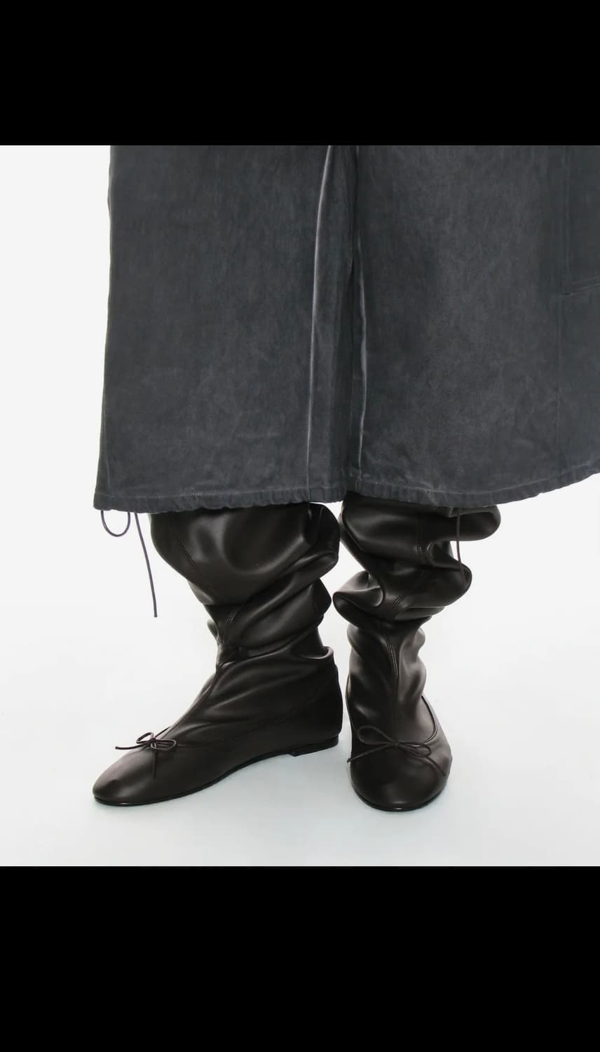 파르티멘토우먼 발레슬라우치 롱부츠 다크브라운 상품이미지1