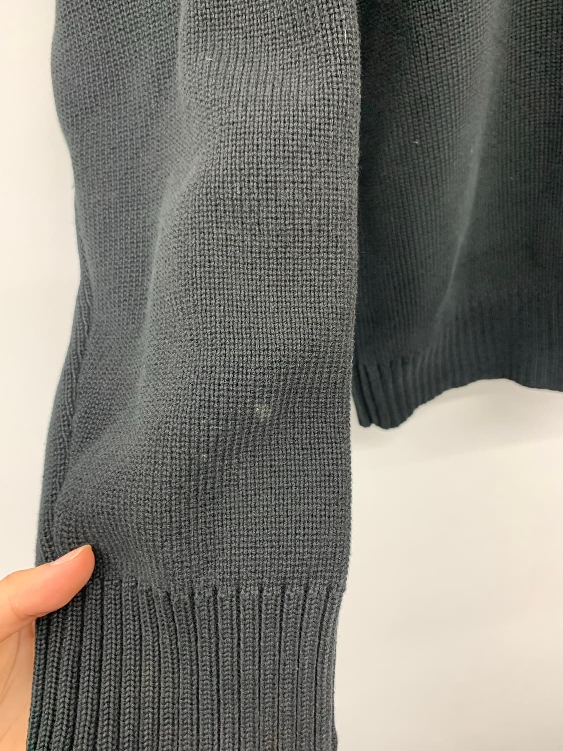 폴로 니트 투웨이 집업 상품이미지8