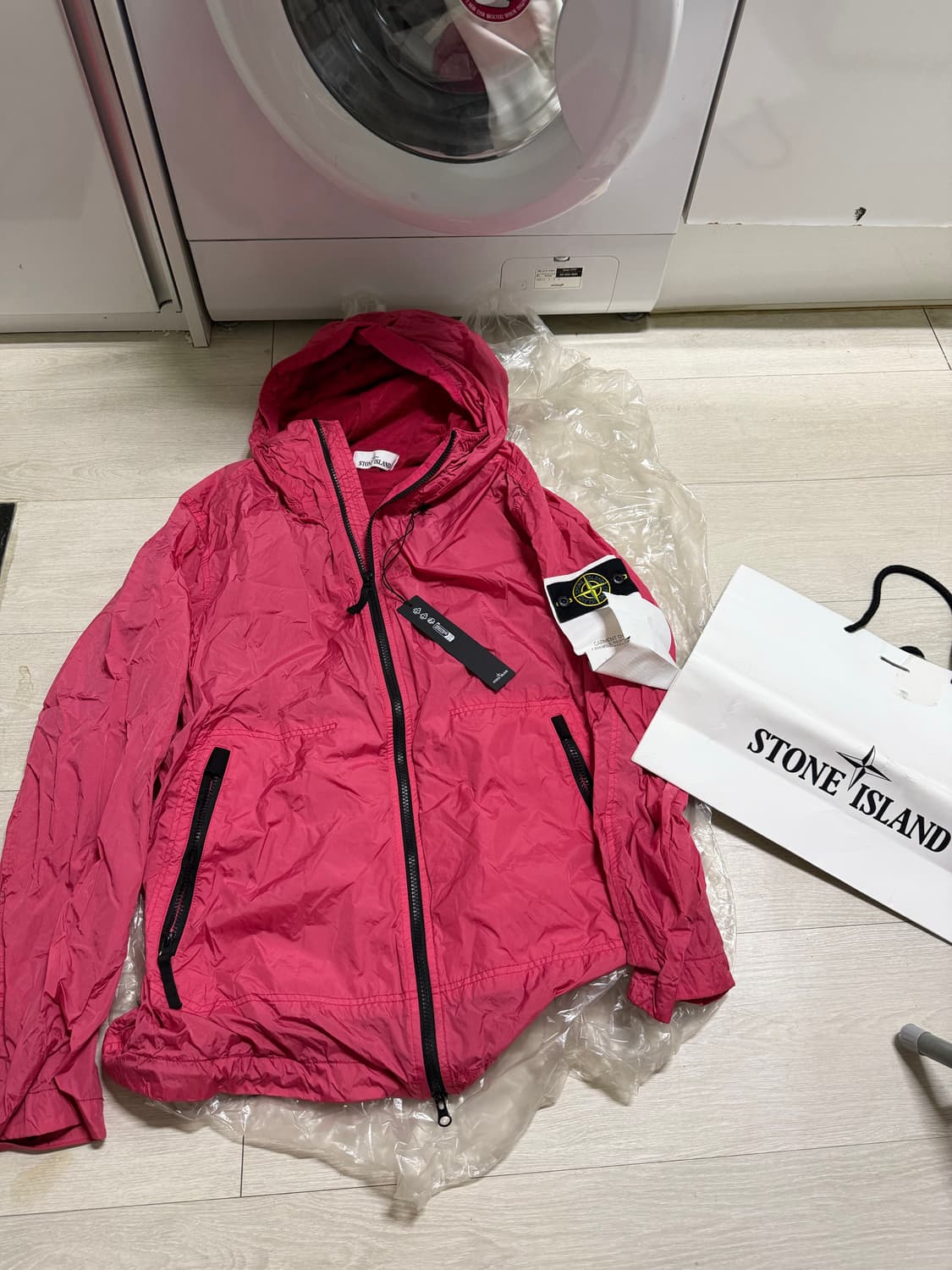 [xl] 23ss 스톤아일랜드 크링클랩스 가먼트다잉 프리마로프트 자켓 상품이미지1