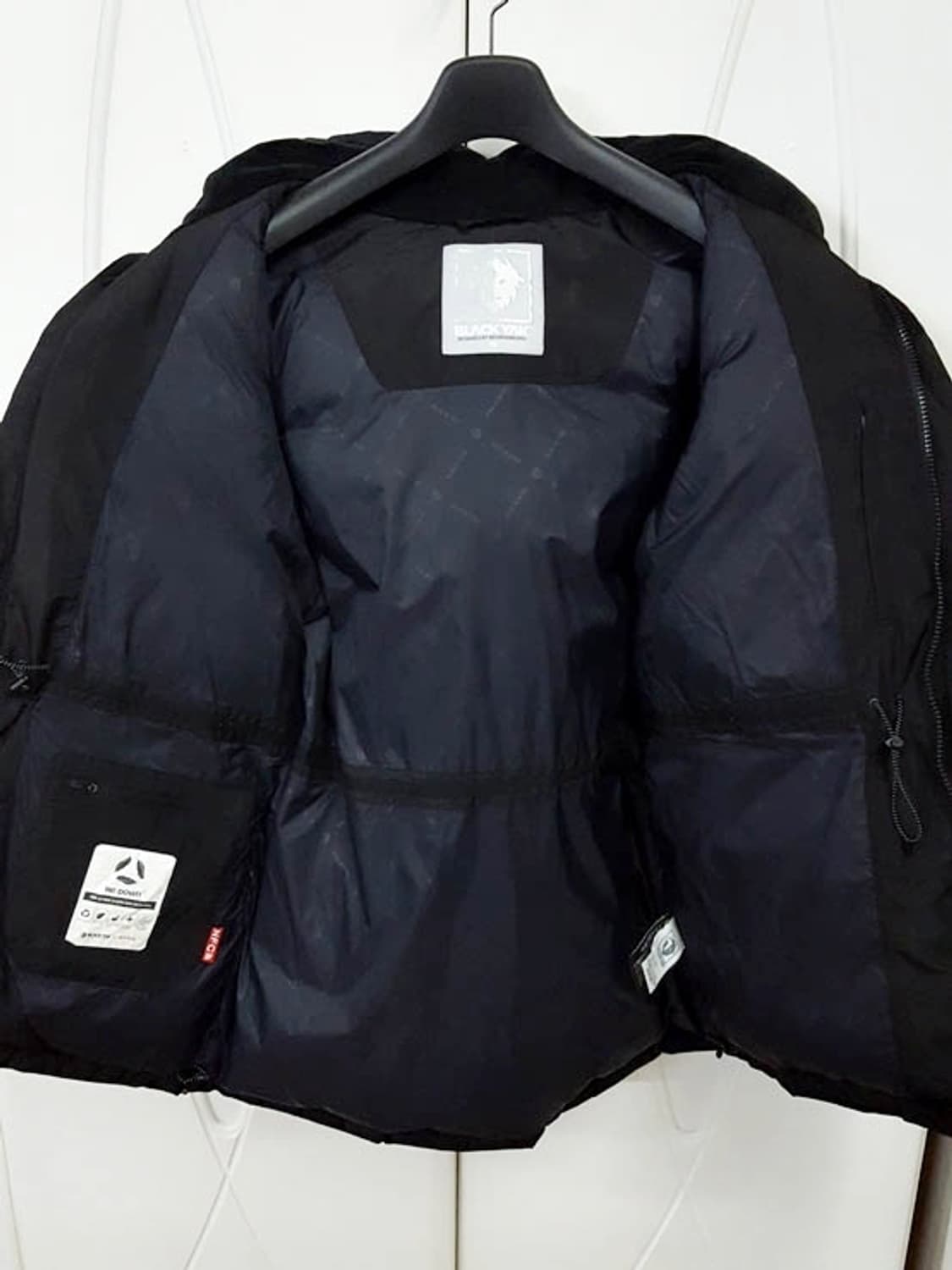 블랙야크 남성 고어텍스 다운 패딩 블랙 M 상품이미지6