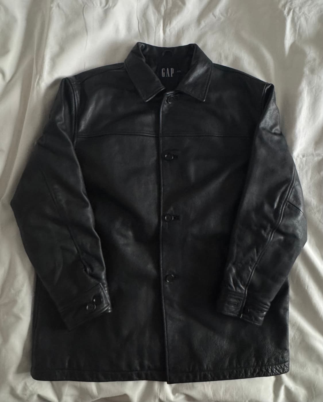 [XL] 올드갭 레더 카코트 상품이미지1