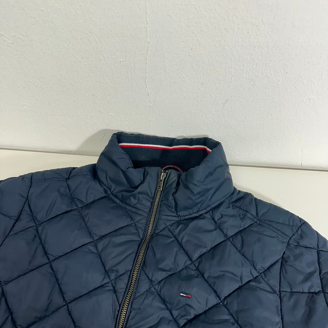 M 타미힐피거 네이비 퀼팅자켓 상품이미지3