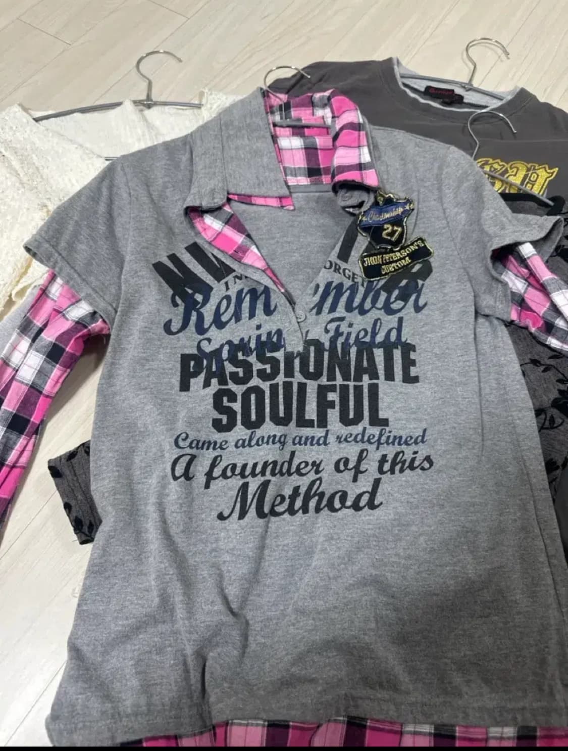 샵오공이 레이어드 셔츠 상품이미지1