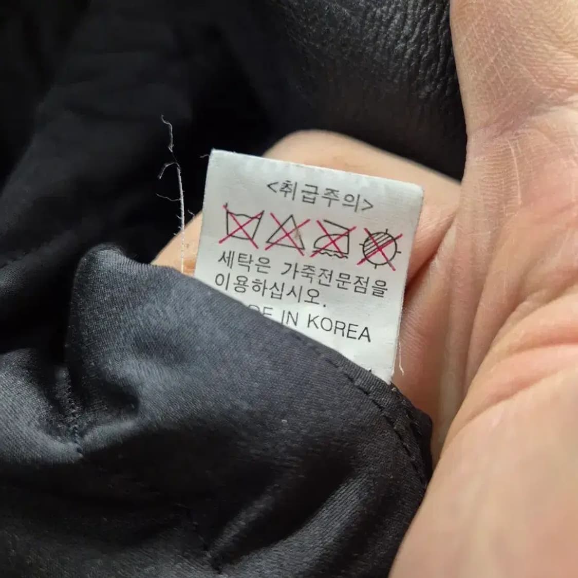 블랙 크롭 가죽 라이더 자켓 M 상품이미지9