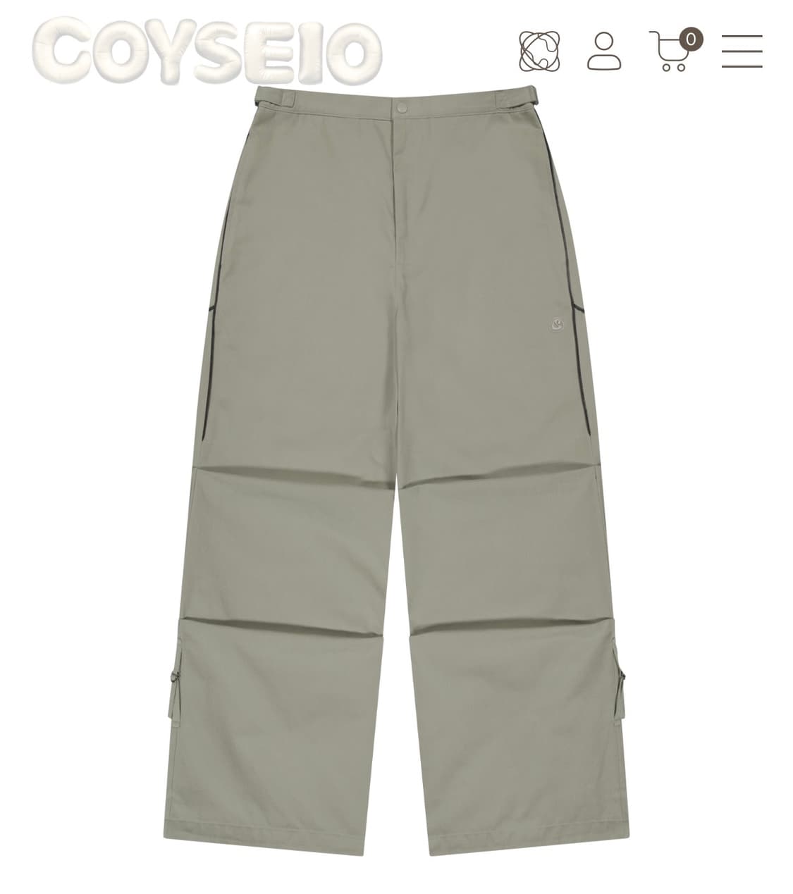 구해요) 코이세이오 소프트 스트랩 라인 팬츠 0 상품이미지1