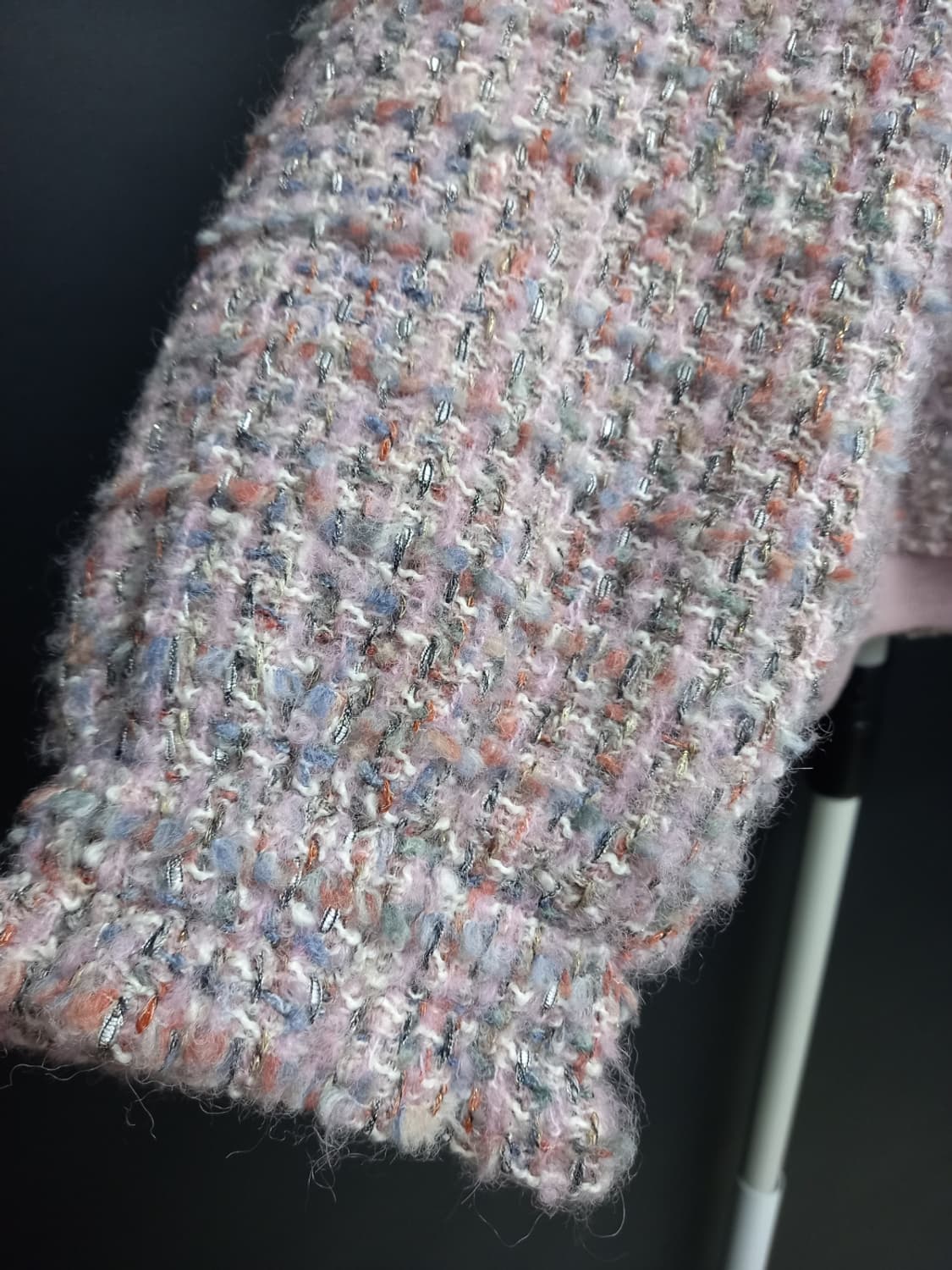 발렌시아 춘추동 트위드 얇은 패딩 점퍼 55 상품이미지9