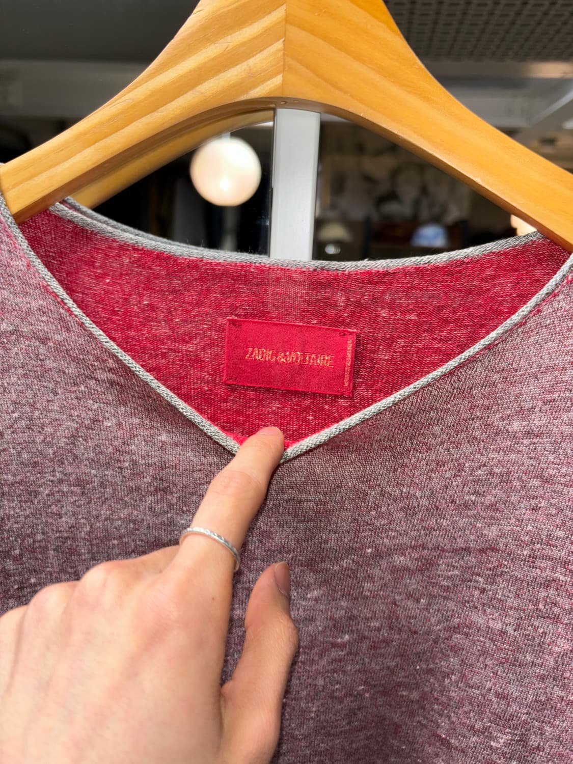 자딕앤볼테르 자수 린넨 니트 상품이미지7