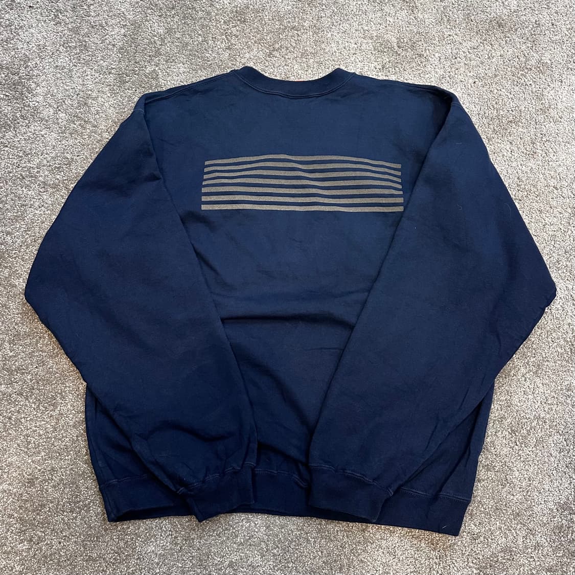 USA 빈티지 코스트가드 네이비 크루넥 스웻셔츠L 상품이미지6