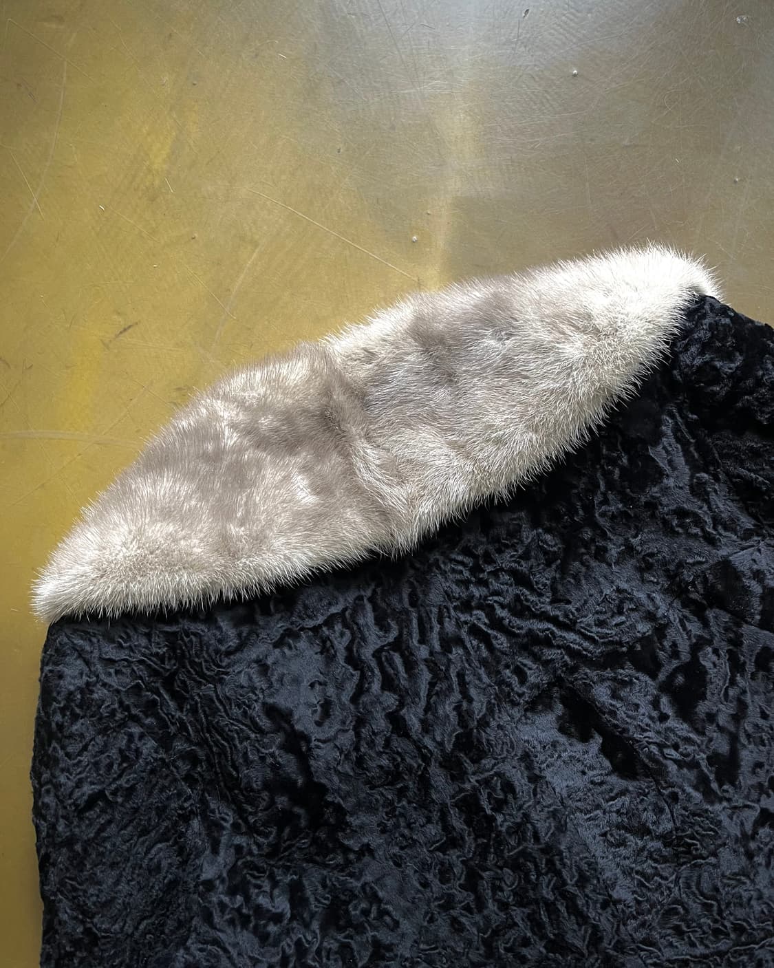 JPN Vintage Real Mink & Astrakhan Fur JK 상품이미지8