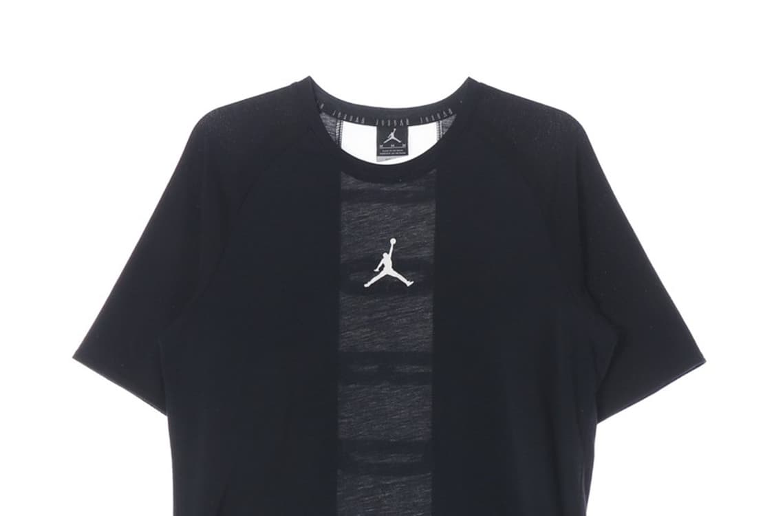 조던 중앙 로고 메쉬 반팔 티셔츠 M 상품이미지3