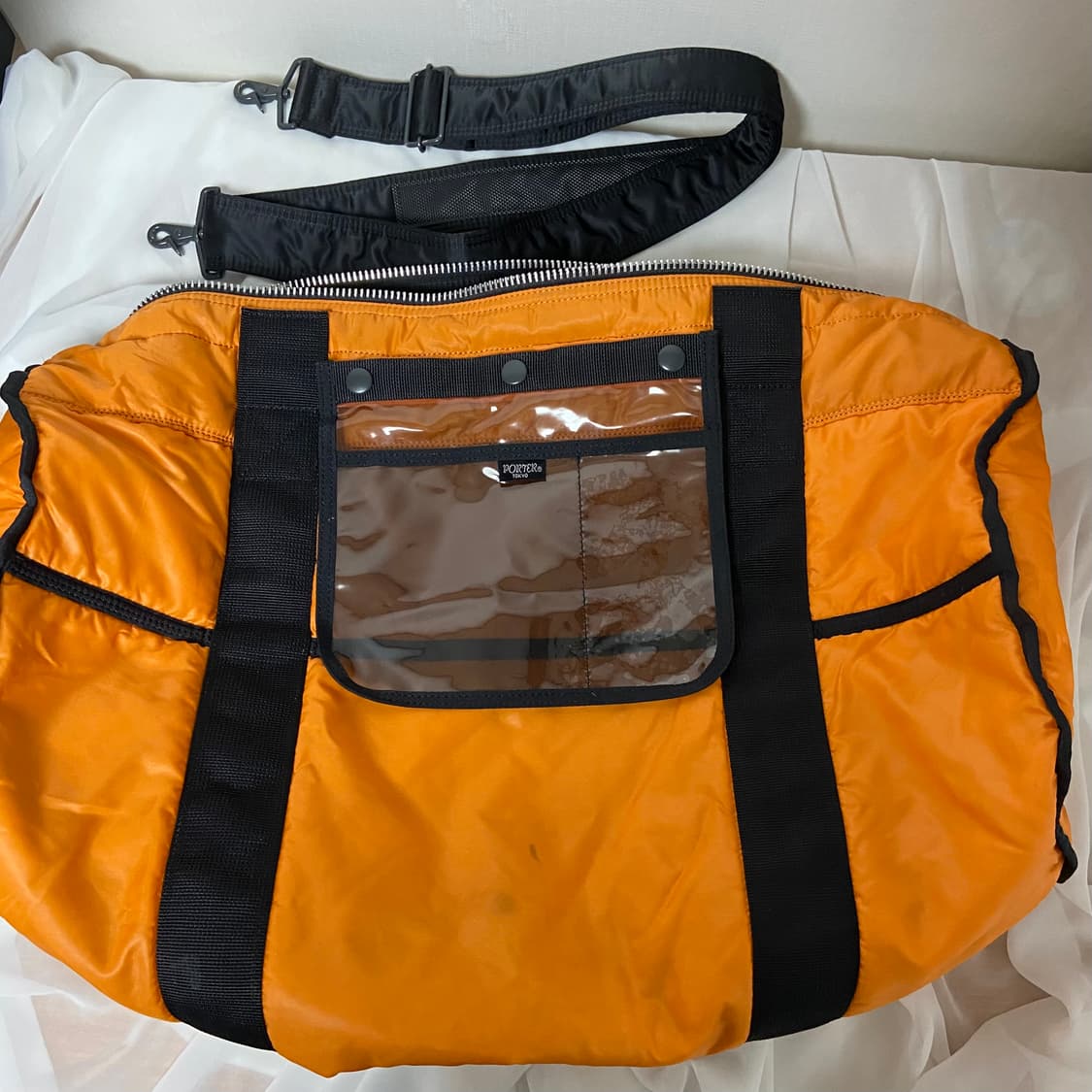 PORTER 탱커 2way 보스턴 더플백 M 블랙 드럼백 상품이미지7