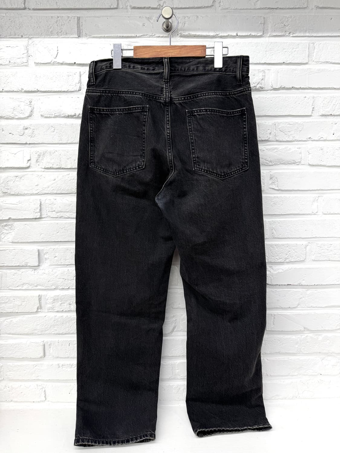 유니클로 흑청 와이드 팬츠 상품이미지6