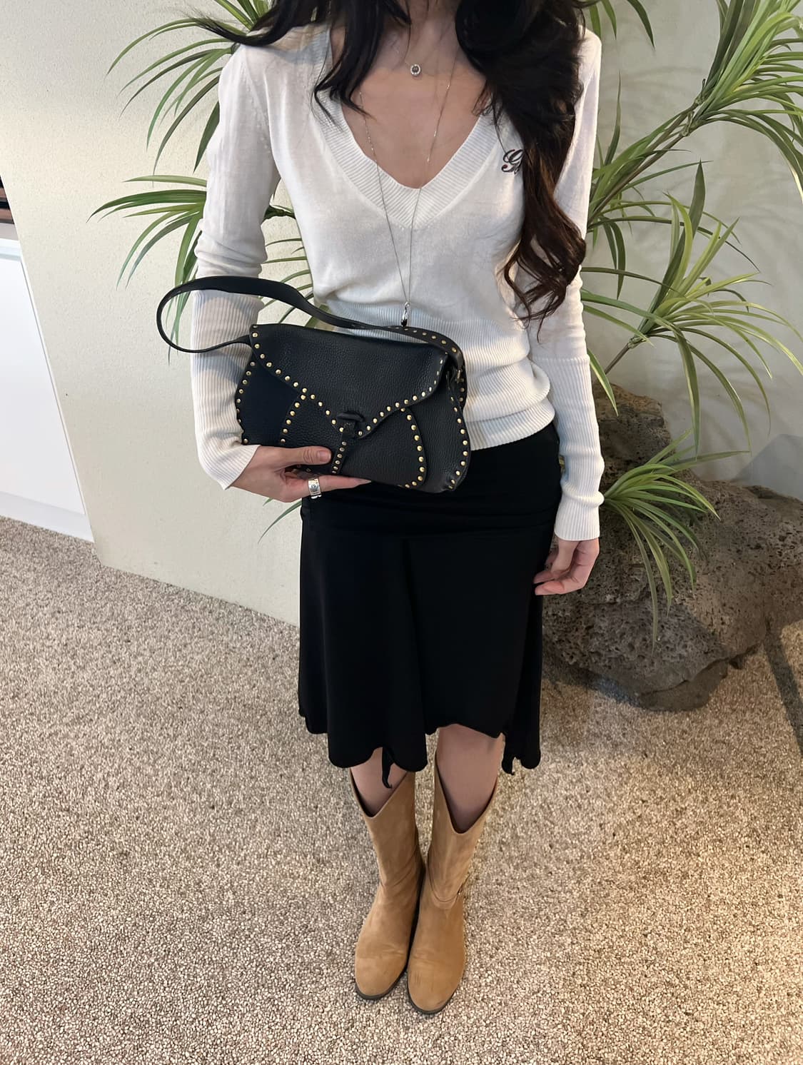 셀린느 Y2K 마카담 스터드 숄더백 상품이미지2