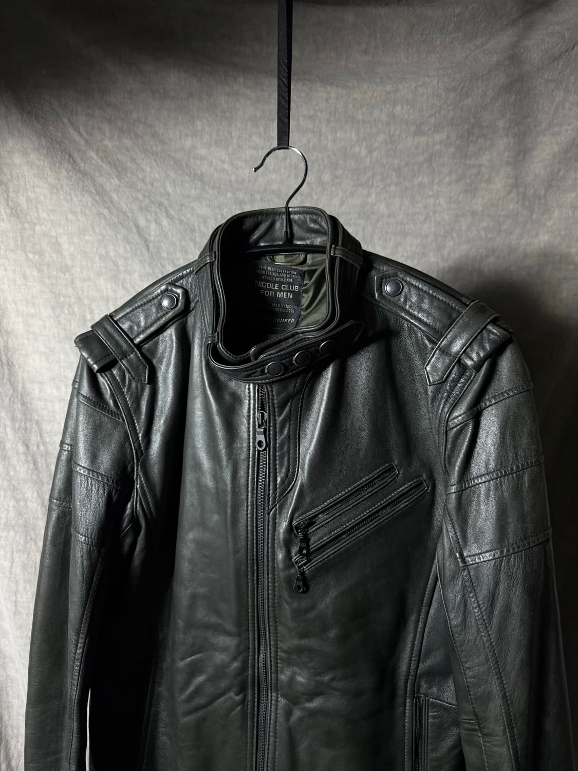 Nicole Club for Men Lambskin Biker Jacke 상품이미지5