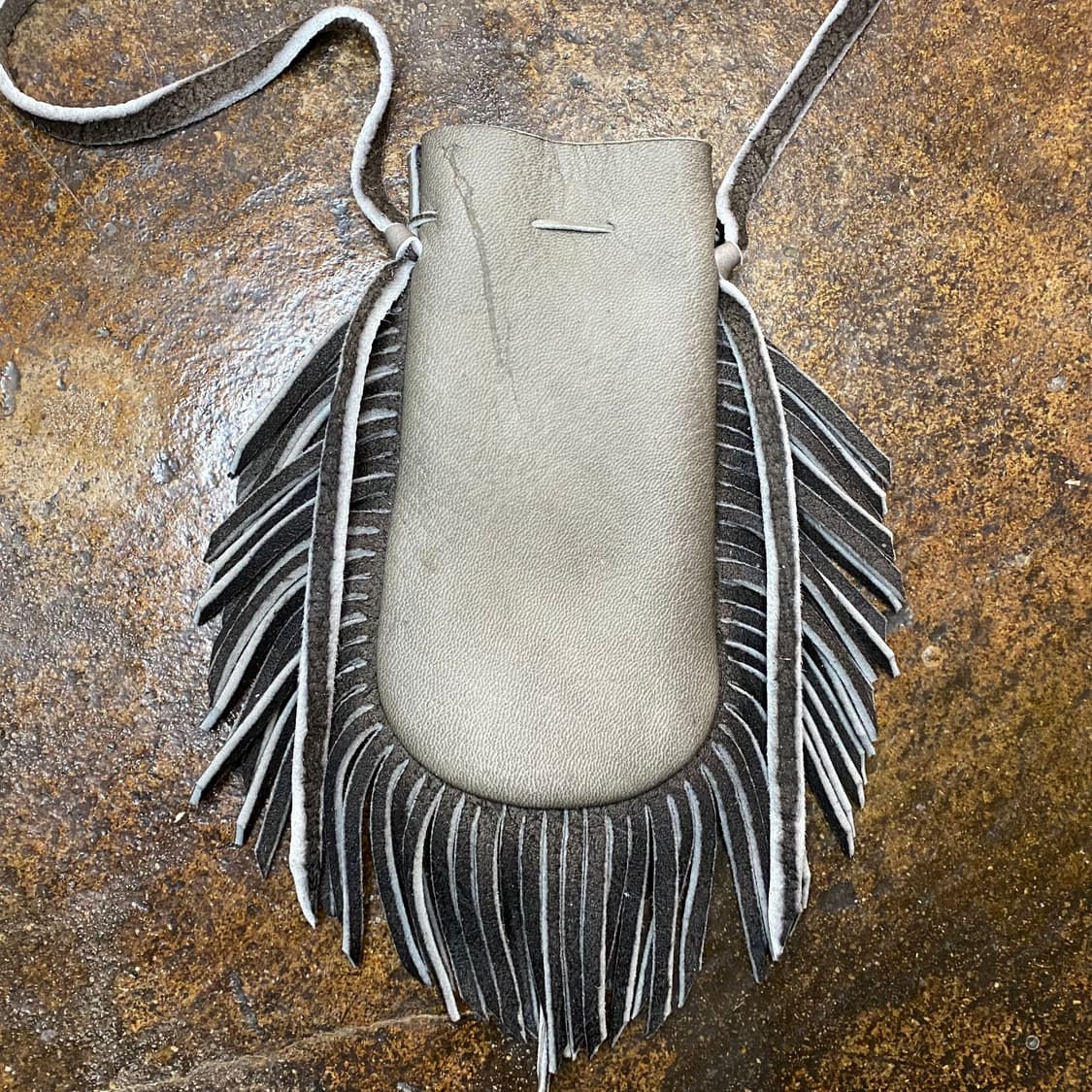 사슴가죽 프린지 미니 크로스백 상품이미지7