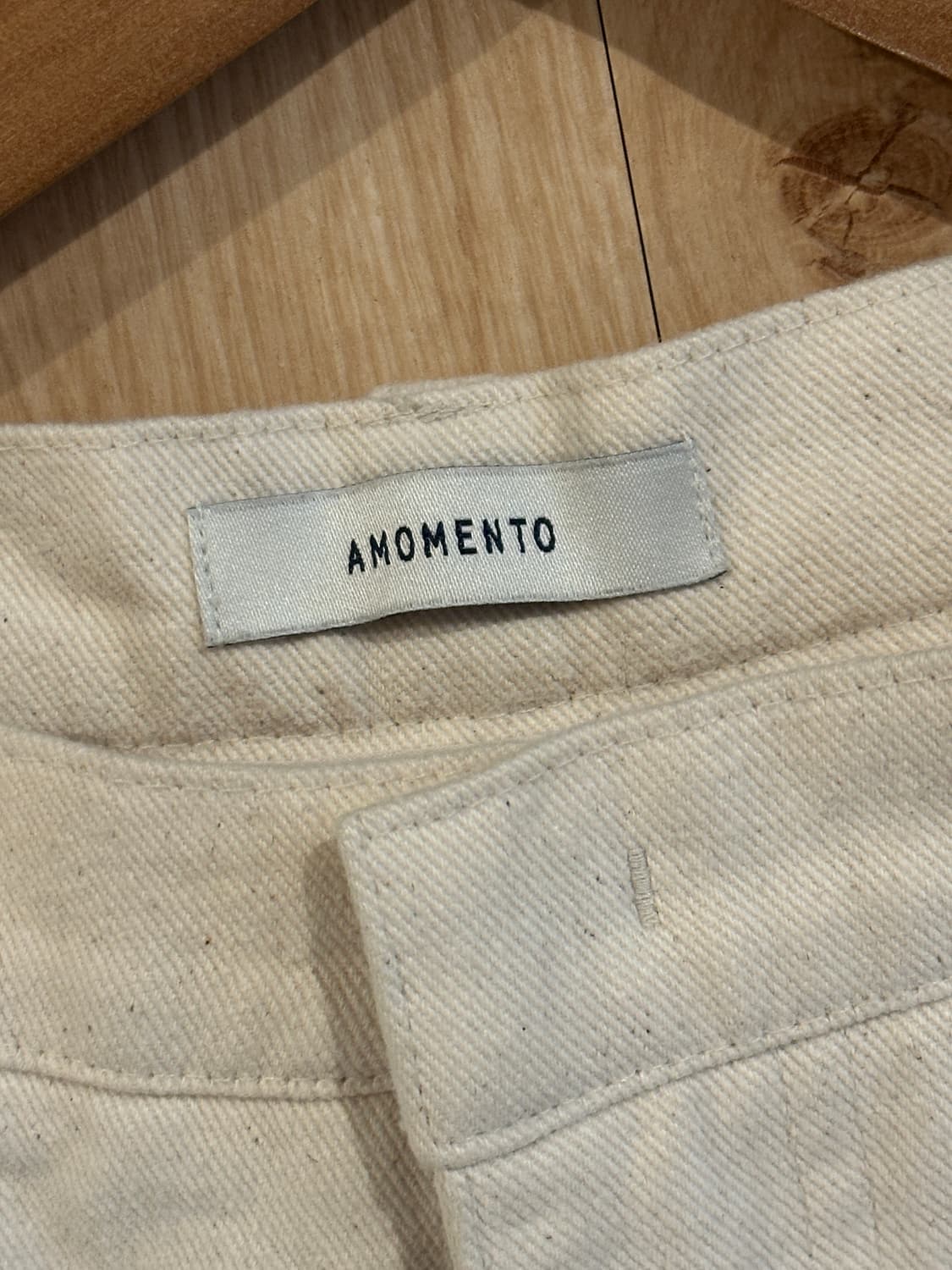 Amomento 아모멘토 팬츠 에크루 상품이미지5