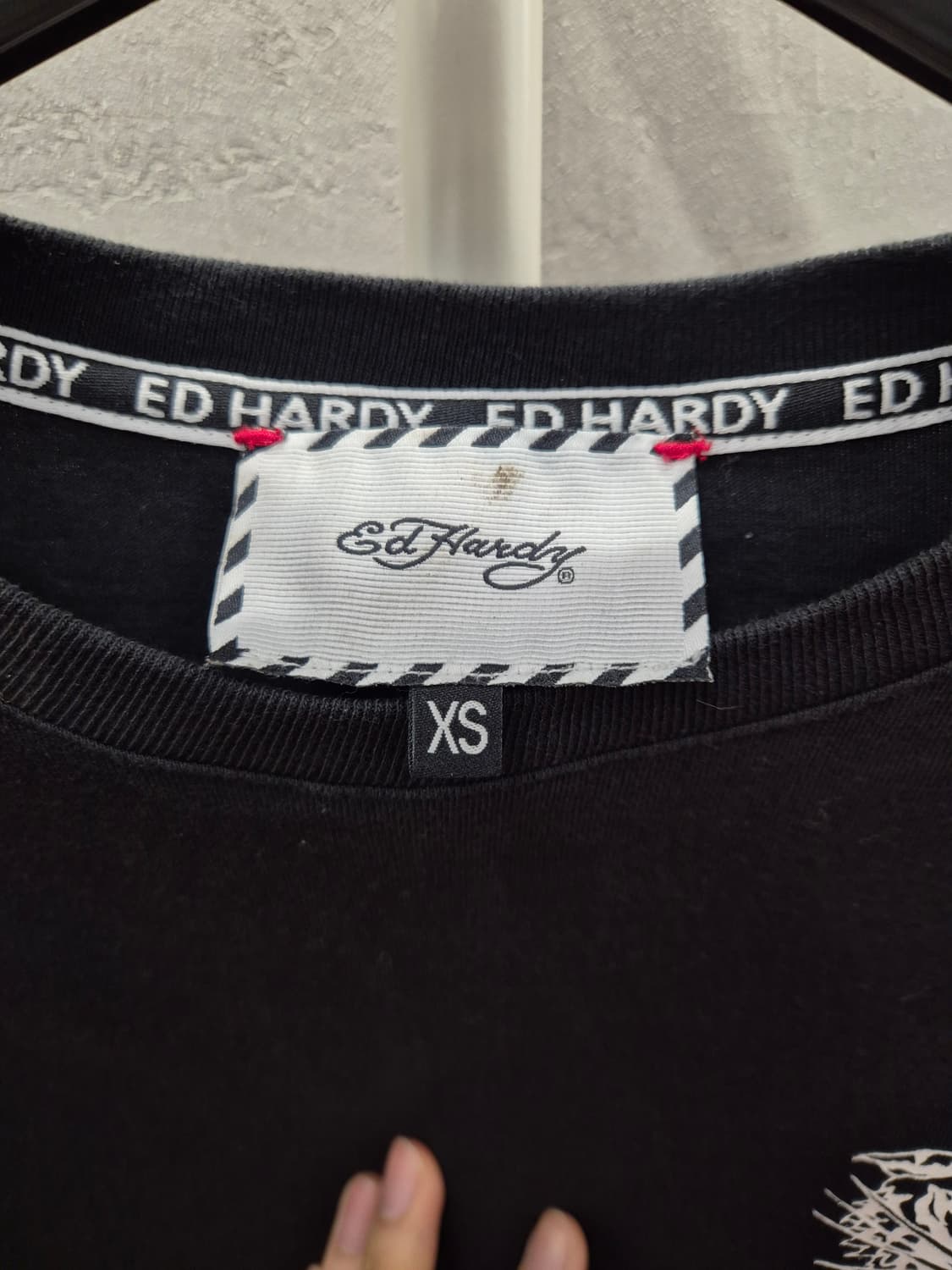 ED HARDY 블랙 타이거 롱슬리브 XS 상품이미지4
