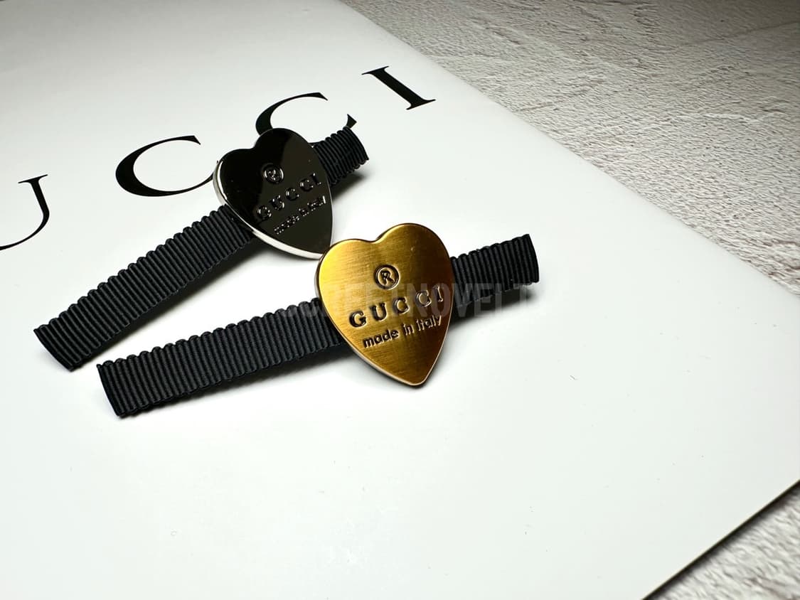 구찌 빈티지 헤어핀 골드 상품이미지10