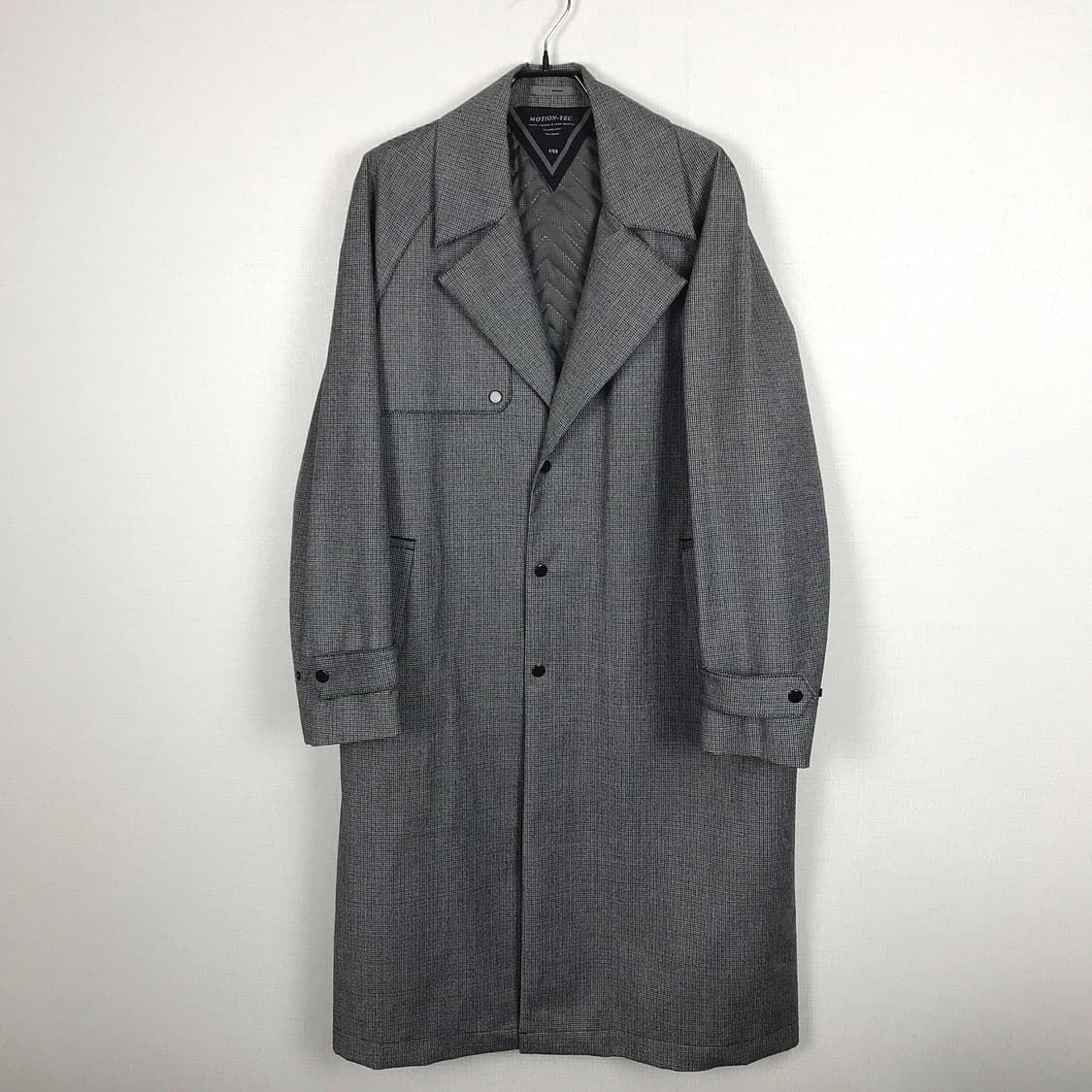 지이크 SIEG 방수 체크 트렌치코트 남성100 상품이미지1