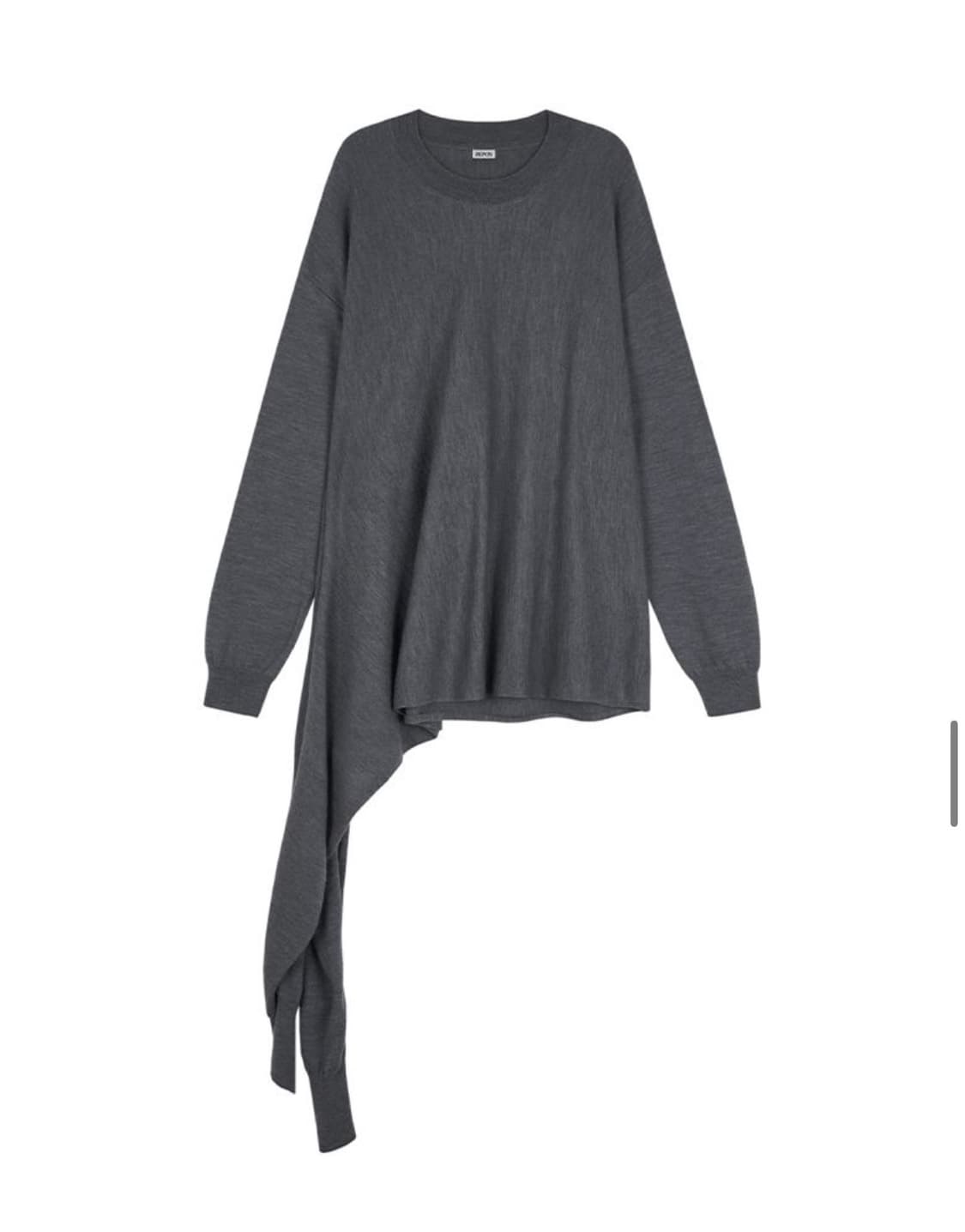 리포스-Side Wrap Knit (Grey) 상품이미지3