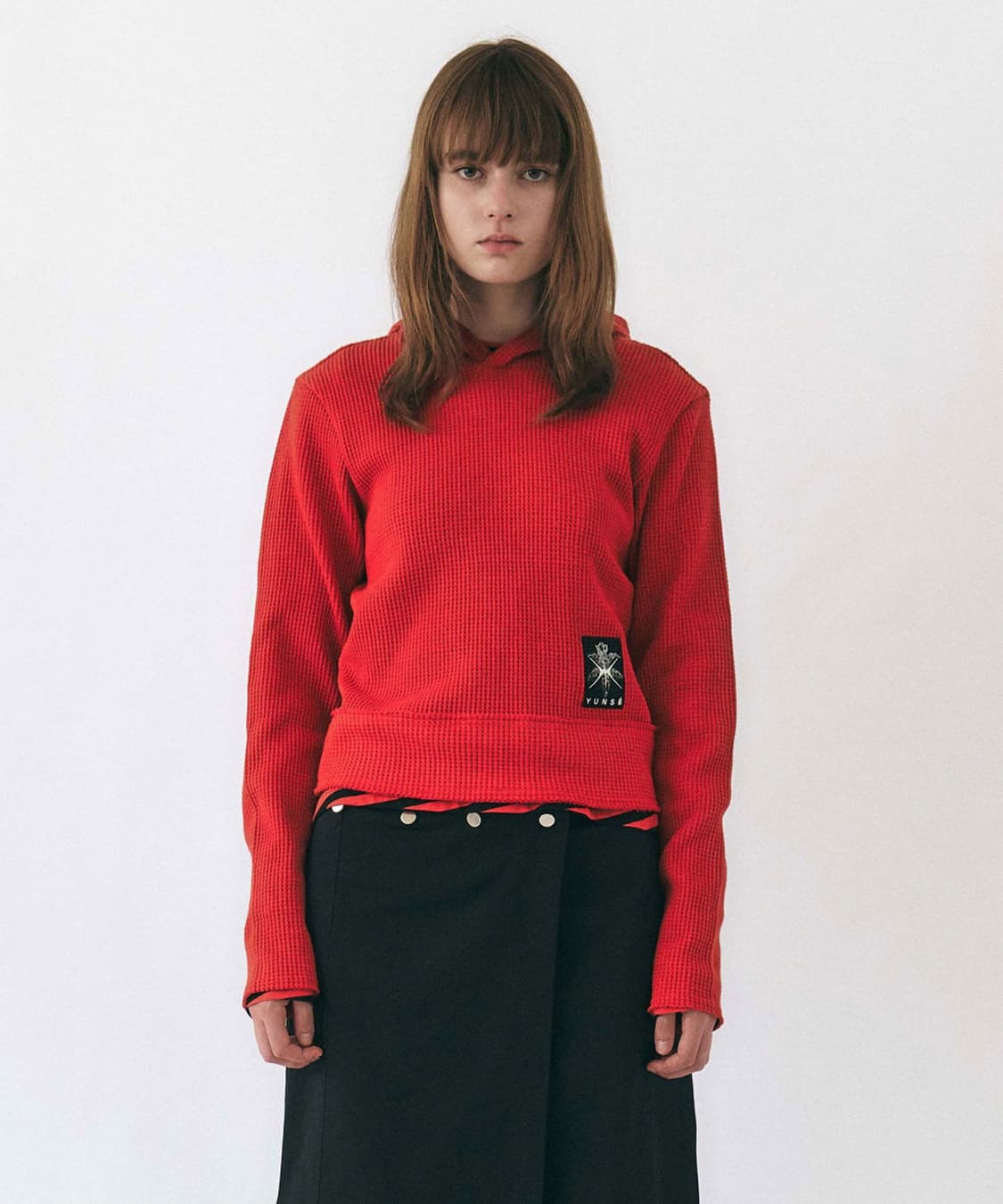 윤세 yunse hatch waffle hoodie 상품이미지1