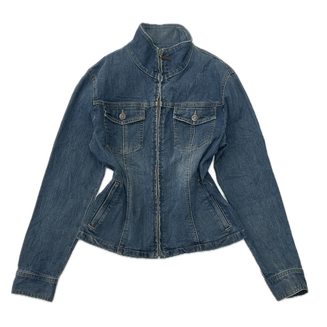 GERAR DAREL 슬림 라인 청자켓 데님자켓 보헤미안 그런지 나나깔 상품이미지2