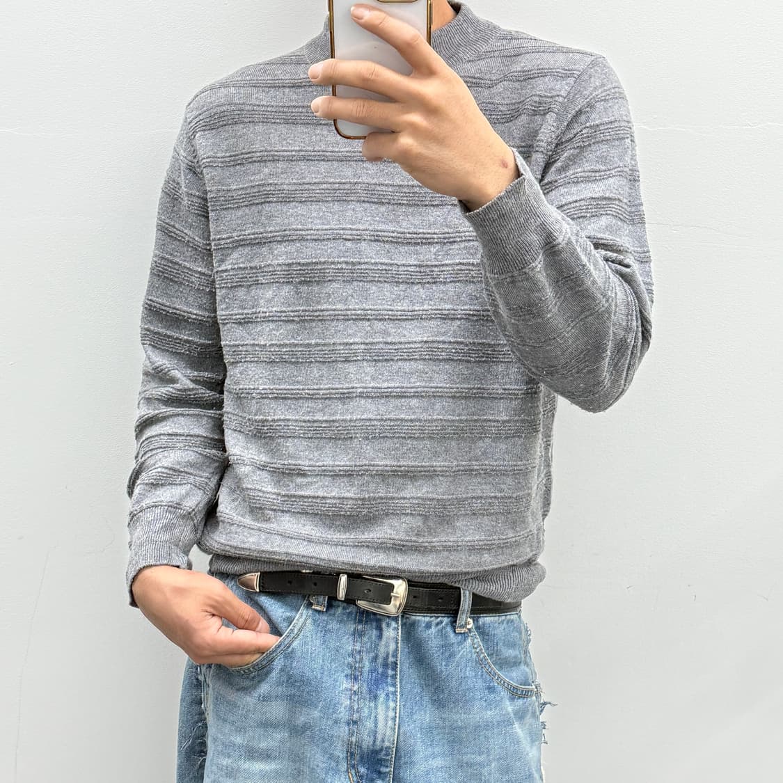 노네임 남성 니트 상품이미지2