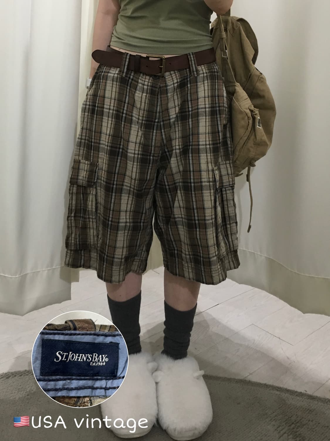 🇺🇸USA vintage bermuda pants 상품이미지1