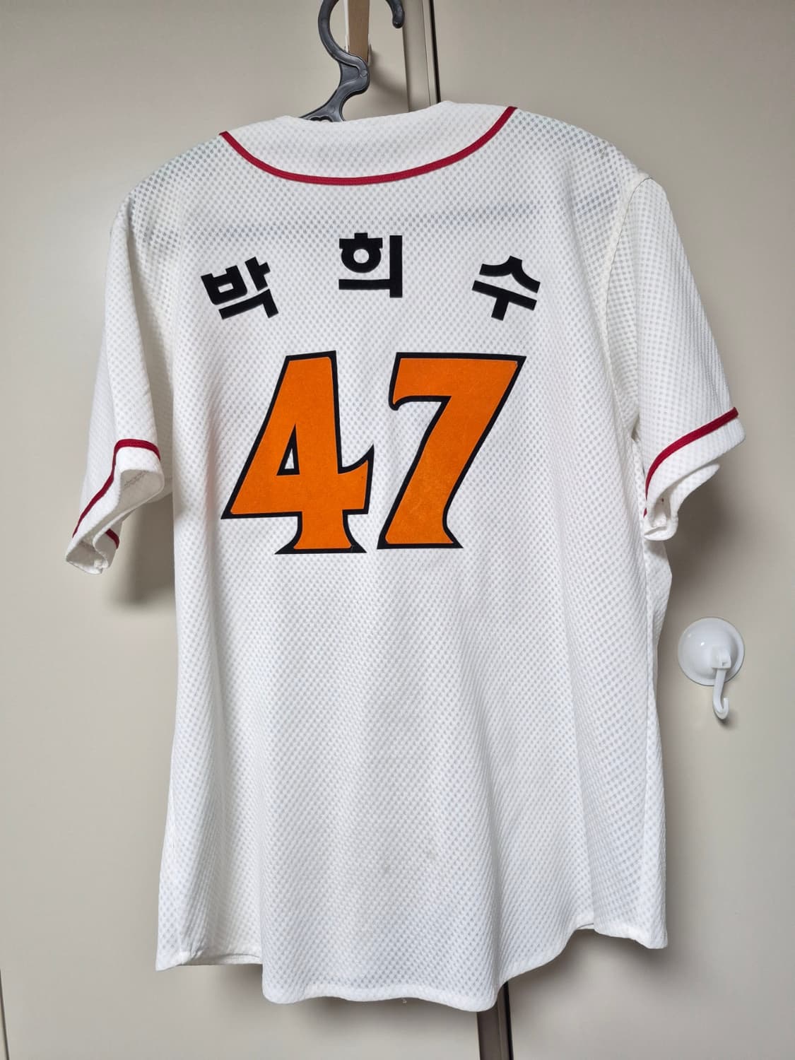 SK 와이번스 왕조시절 정품 유니폼 100사이즈 박희수 마킹 상품이미지3