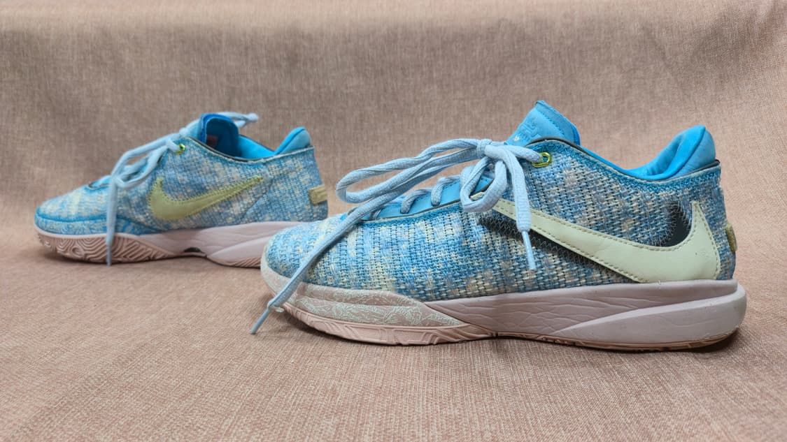 나이키275mm- 르브론 20 ASW EP 블루 라이트닝 코코넛 밀크 상품이미지4