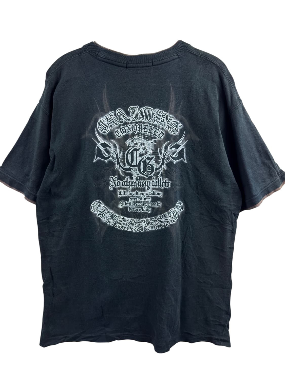 JPN Y2K 프린팅 레터링 슬리브1453 상품이미지1