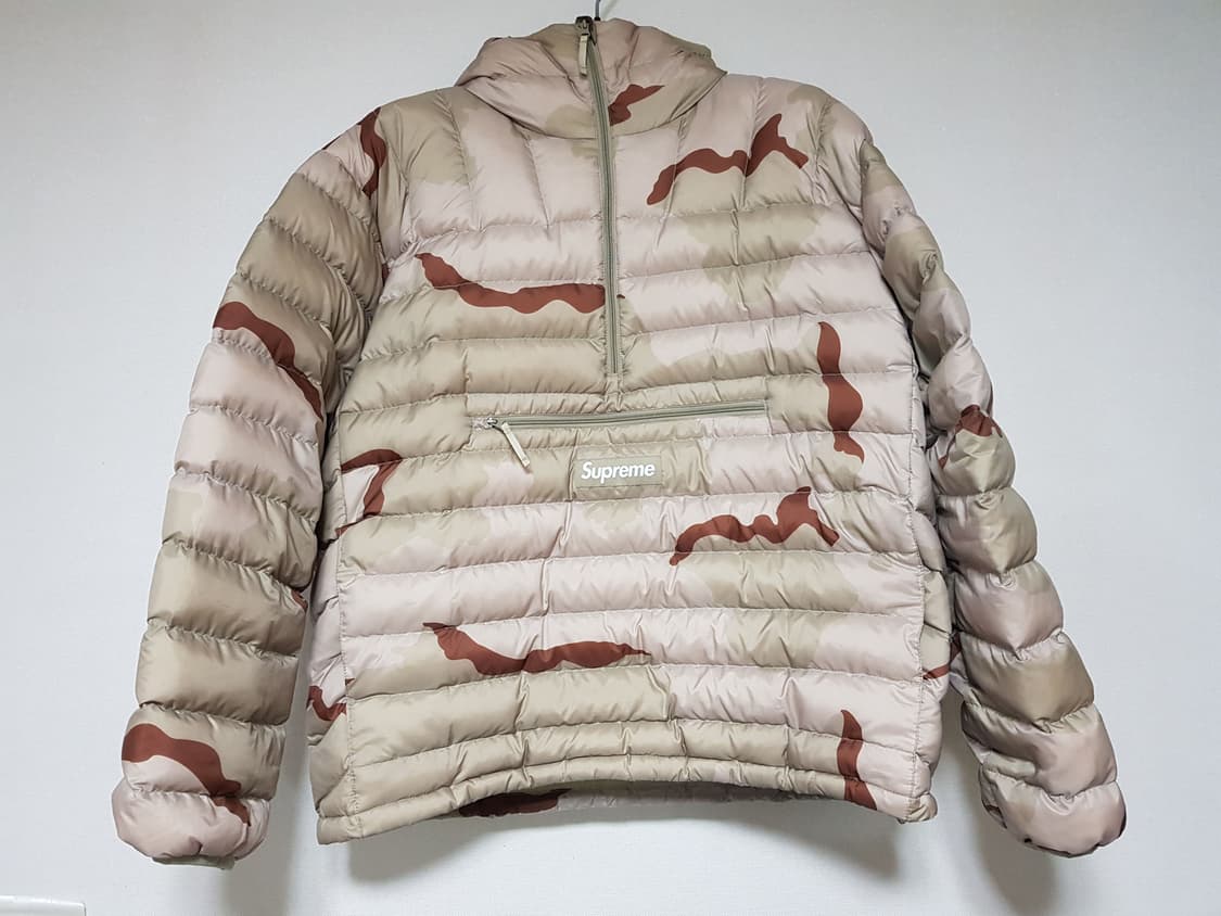 슈프림 마이크로 다운 하프 집 후드 패딩 데저트 카모 24FW 상품이미지2