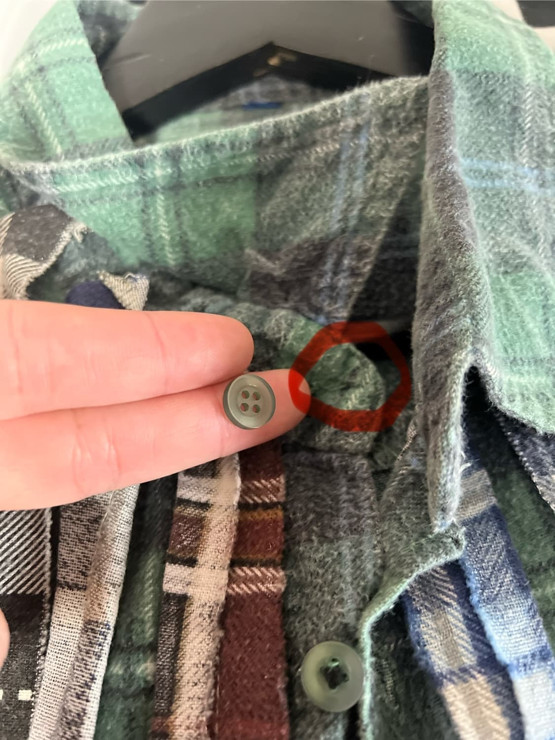 리빌드바이니들스 플란넬셔츠(105-110) 상품이미지6