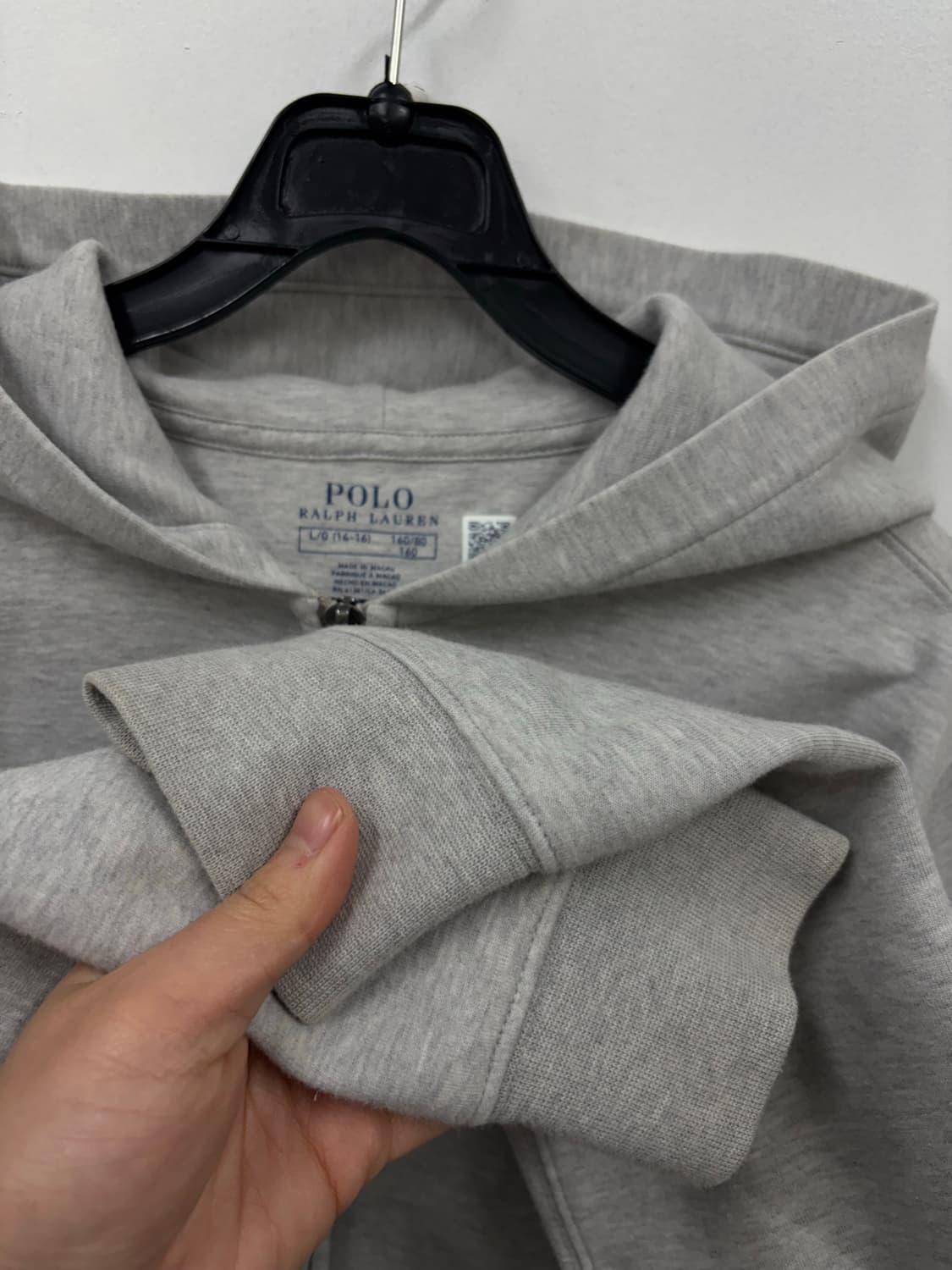 큐알인증 폴로랄프로렌 후드집업 상품이미지3