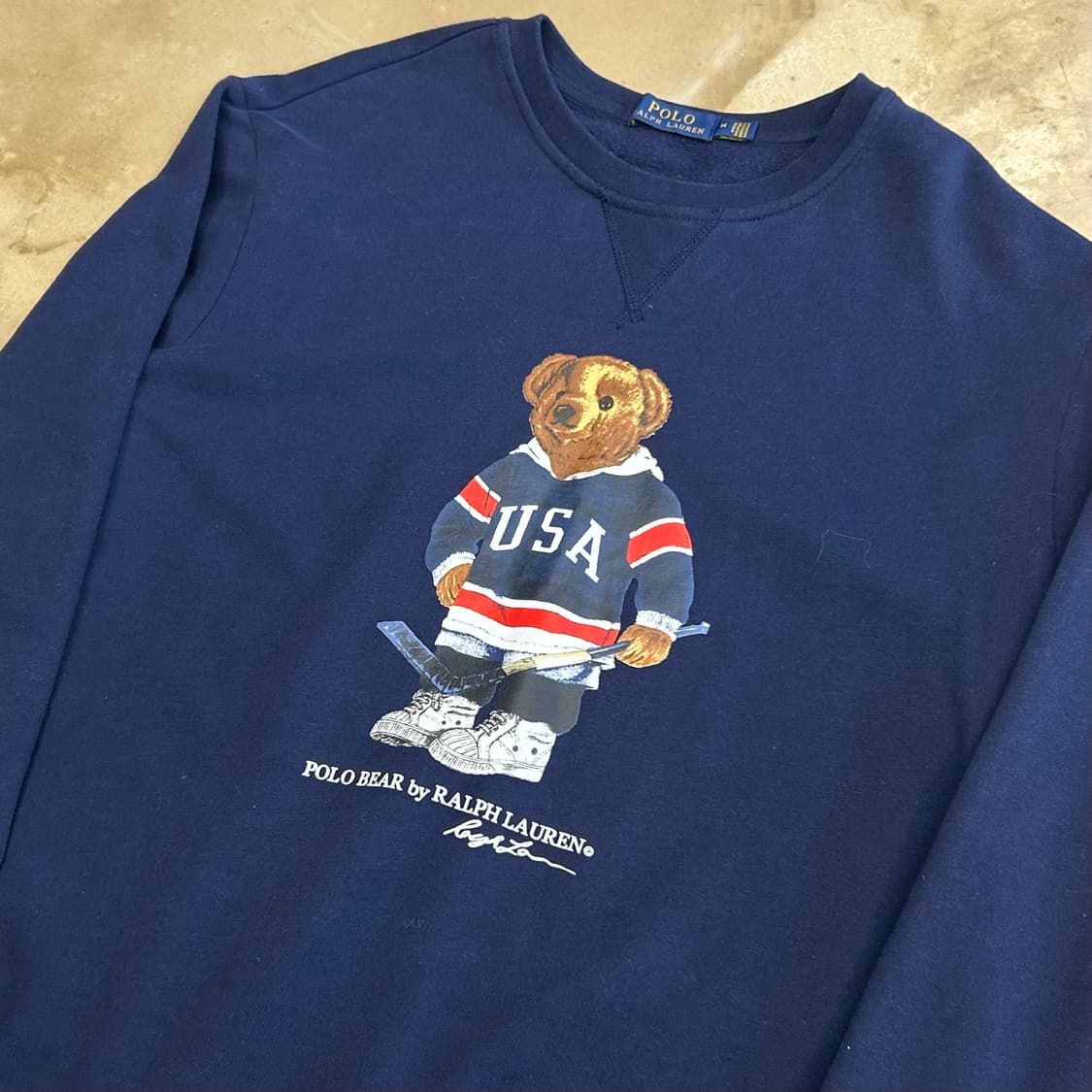 🫶🏻 폴로랄프로렌 폴로베어 프린트 네이비 맨투맨 🫶🏻   상품이미지2