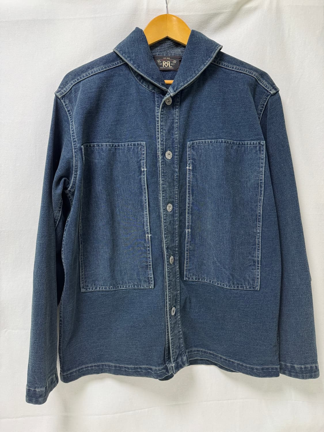 RRL 더블알엘 숄카라 인디고 데님 자켓 M 상품이미지2