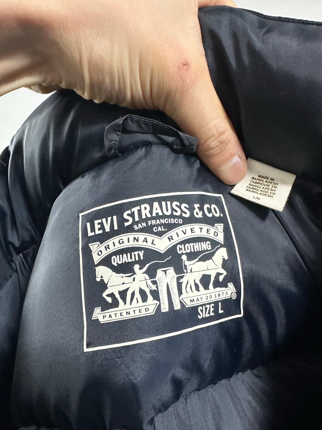 리바이스 후드 다운 자켓 상품이미지3