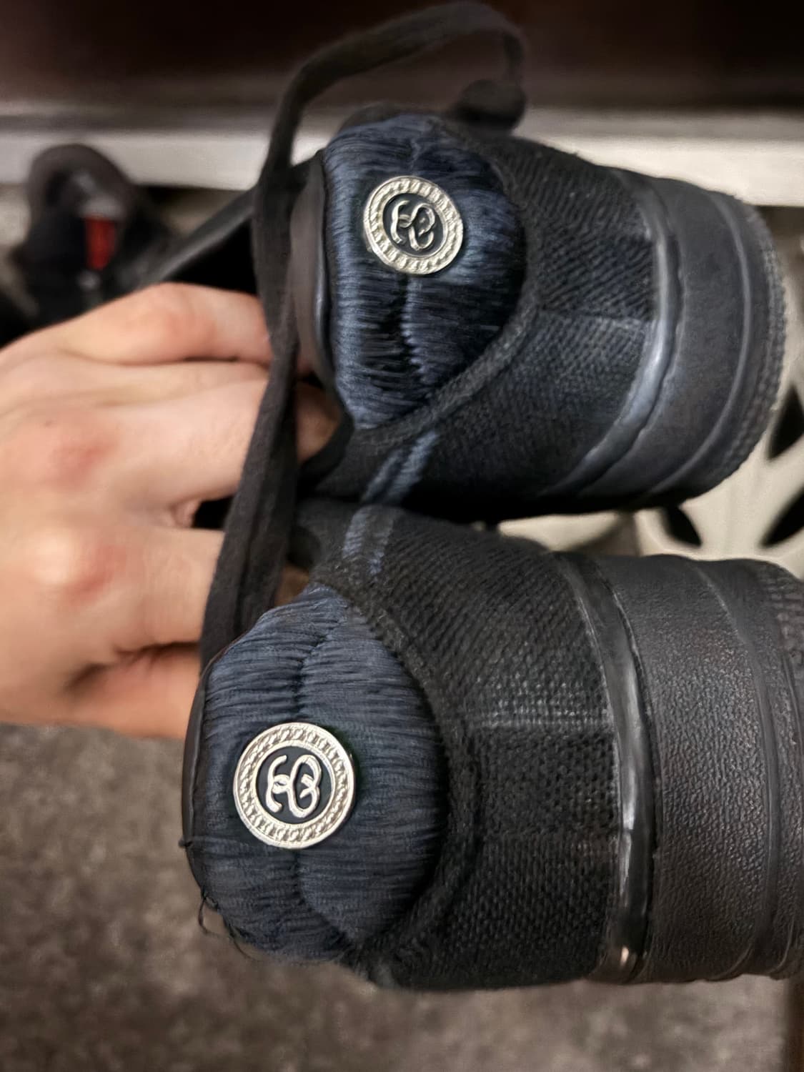 나이키xStussy air force1 low triple black 상품이미지3