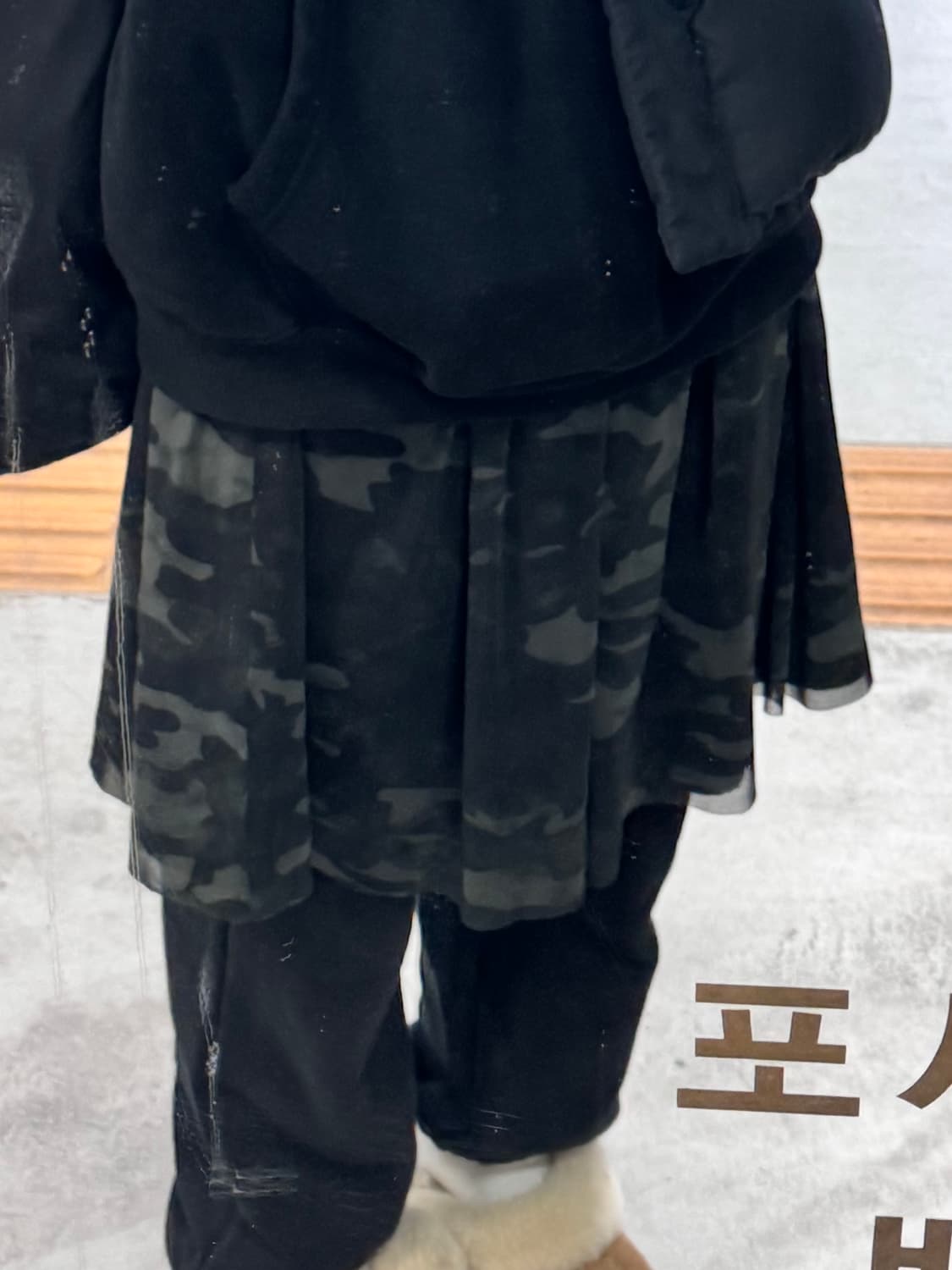 일본 스픽앤스팬 카모 샤 미디 스커트 상품이미지1