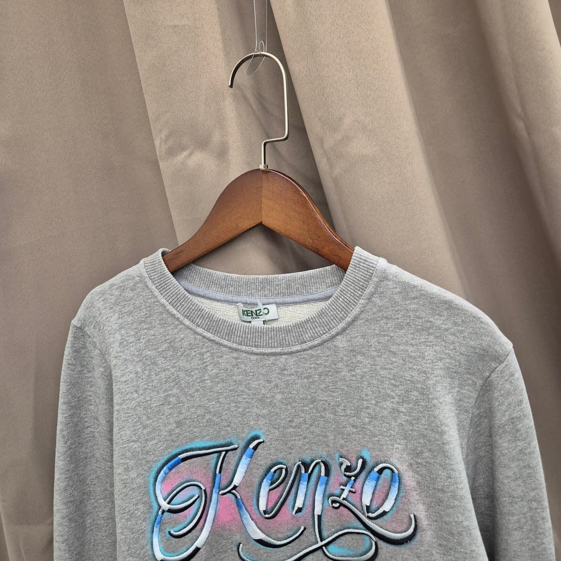 겐조 로고 자수 맨투맨 M 상품이미지2